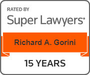 Rated By | Super Lawyers | Richard A. Gorini | 15 Years